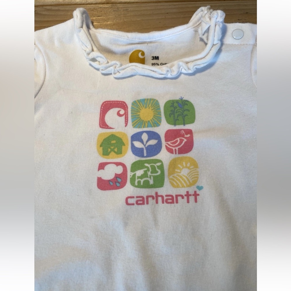 0-3 Month Carhartt Baby Girl Body Suit